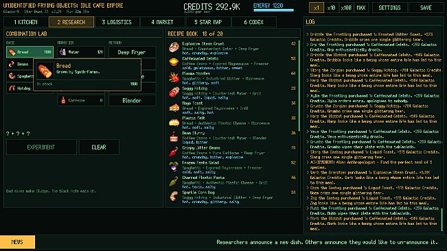 Unidentified Frying Objects: Idle Cafe Empire