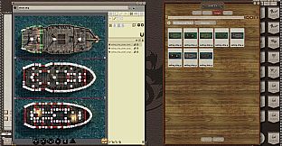Fantasy Grounds - Black Scrolls Pirate and Ghost Ship (Map Tile Pack)