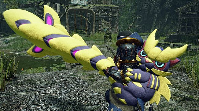 Monster Hunter Rise - "Stuffed Magnamalo" Hunter layered weapon (Gunlance)