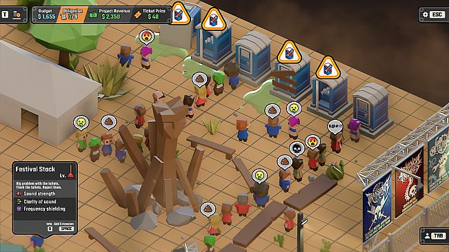 A Festival Management Roguelite