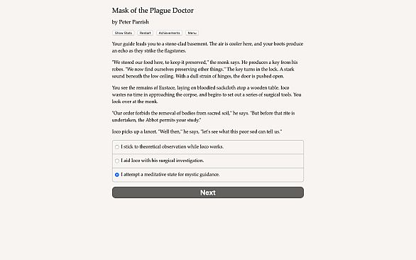 Mask of the Plague Doctor