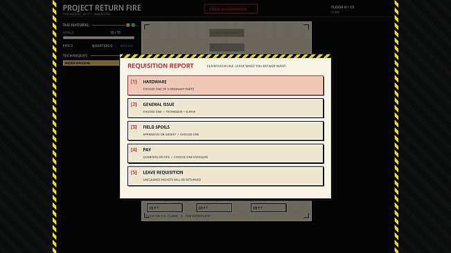 Psychoballistica: PROJECT RETURN FIRE