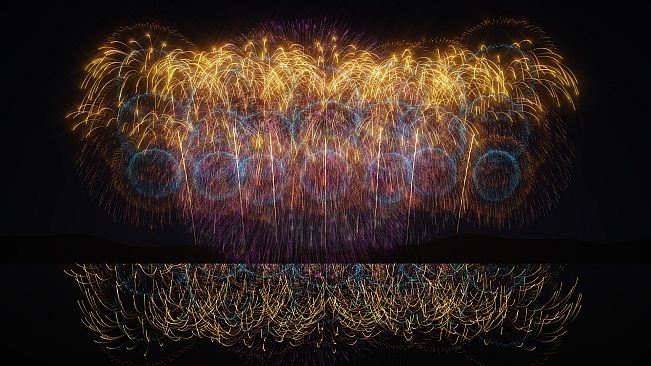 BURST NOIR - Fireworks Simulator