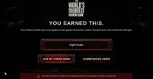 The World's Shortest Horror Game