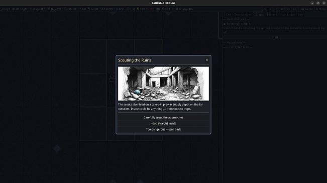 Latticefall: Zombie setting