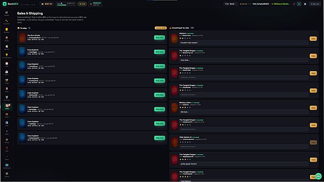 DeckDEX - TCG Live Simulator