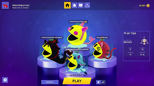 PAC-MAN Mega Tunnel Battle: Chomp Champs - Lunar Animals PAC