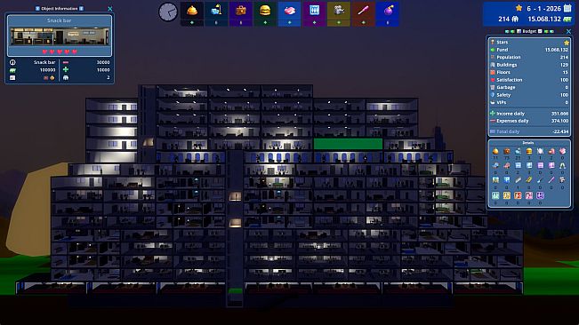 KN Tower - Build your skyscraper empire