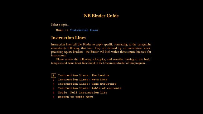 NB Book Binder