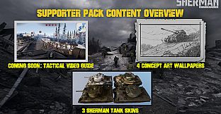 Sherman Commander - Supporter Pack