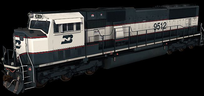 Trainz Plus DLC - Burlington Northern Railroad - EMD SD70MAC