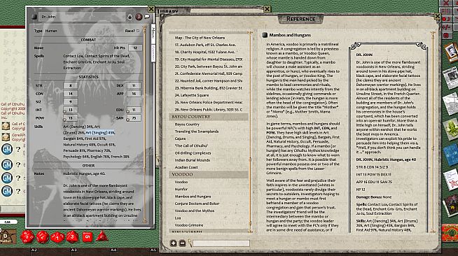 Fantasy Grounds - Call of Cthulhu: Secrets of New Orleans