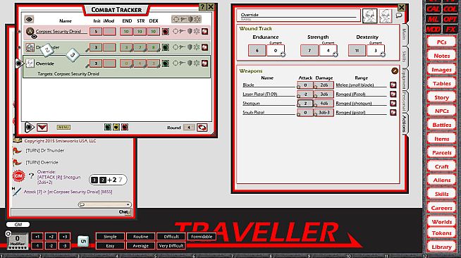 Fantasy Grounds - Traveller Mongoose 1E Ruleset (Traveller 1E Mongoose)