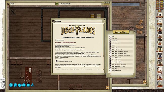 Fantasy Grounds - Stone and a Hard Place Combat Map Set 2 (Map Pack)