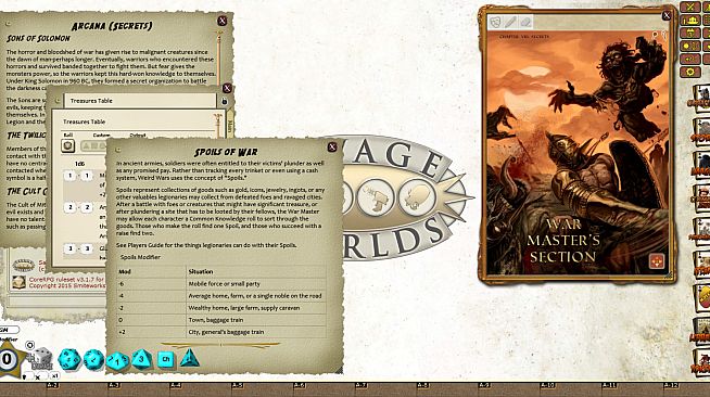 Fantasy Grounds - Weird Wars Rome (Savage Worlds)