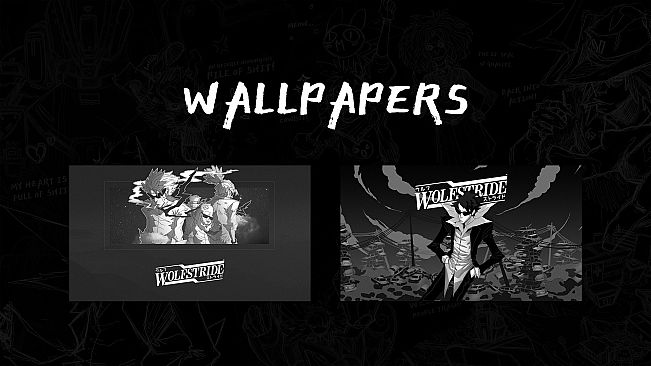 Wolfstride Illustrated Script + Wallpapers