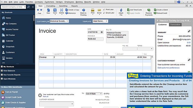 Professor Teaches QuickBooks 2016
