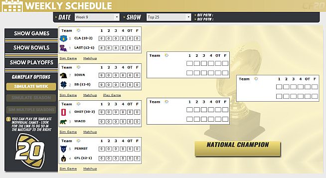 Draft Day Sports: College Football 2020