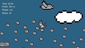 Climbing with Silly Cat