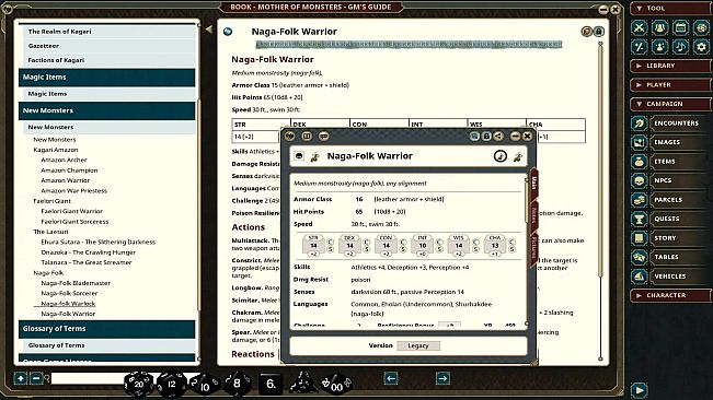 Fantasy Grounds - Mother of Monsters - GM Guide