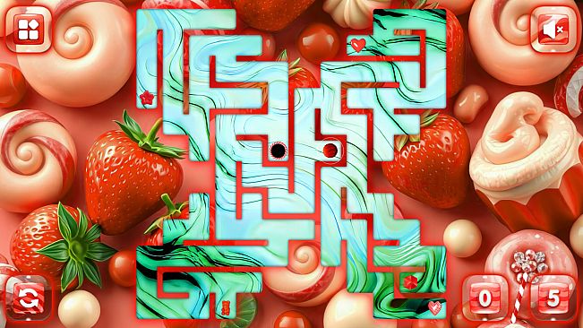 Sweetie Candy Maze: Crimson Strawberry
