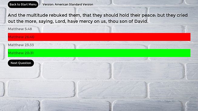 Bible Verse Challenge