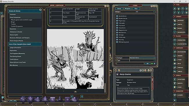 Fantasy Grounds - BIG SWORD: Graves & Groves