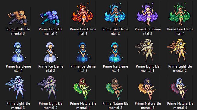 RPG Maker MV - MT Tiny Tales Battlers - Elemental Forces