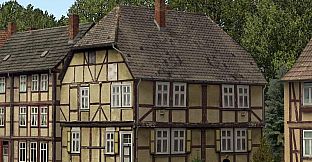 Modellset 1 - Bahnhof, Häuser, Scheunen