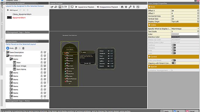 RPG Developer Bakin Layout Data Classy