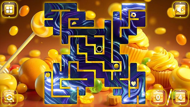Sweetie Candy Maze: Yellow Lemon