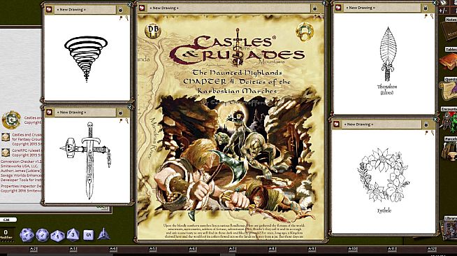 Fantasy Grounds - Deities of the Haunted Highlands (Castles & Crusades)