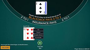 Player vs. Dealer Blackjack