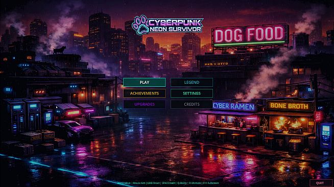 Cyberpunk Neon Survivor