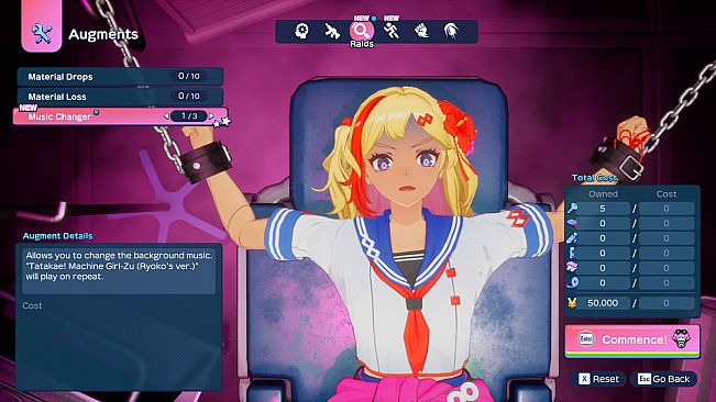 FULL METAL SCHOOLGIRL - New Feature: "Set the theme song as background music!"