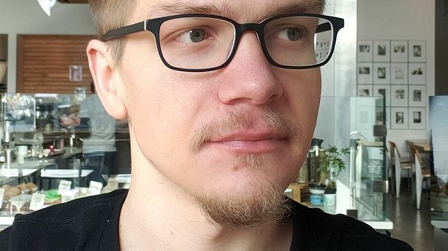 Leaf Blower Man - Developer Drinking Coffee Very-Fungible Token (VFT)