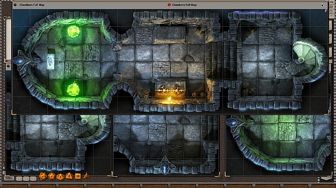 Fantasy Grounds - Black Scroll Games - The Keeper of Realms (Map Pack)