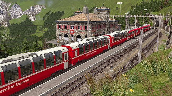 Train Simulator: Bernina Pass: St Moritz – Poschiavo Route Add-On