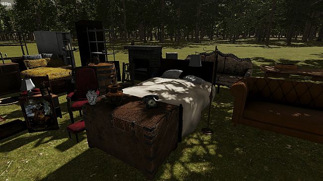 GameGuru MAX Horror Mini Kit - Old Furniture