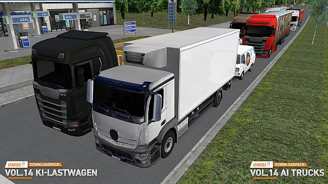 OMSI 2 Add-on Downloadpack Vol. 14 - AI Trucks