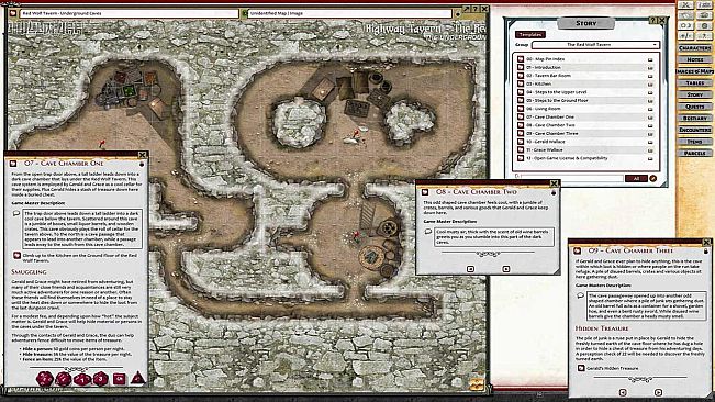 Fantasy Grounds - Map Pin - The Red Wolf Tavern (PFRPG2)