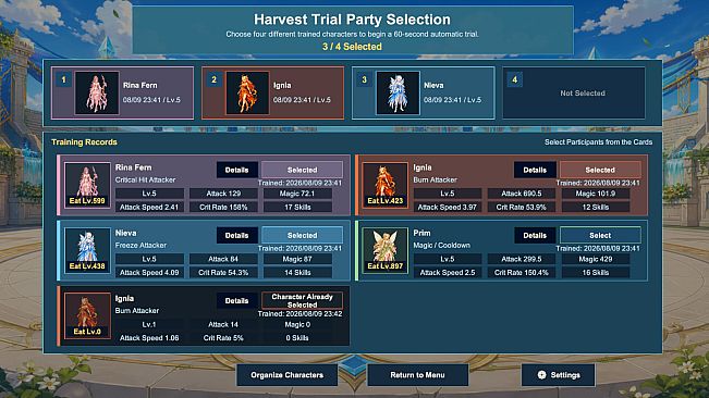 HARVEST ARCANA