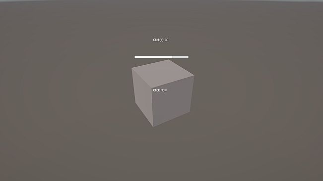 The game where you click on a cube