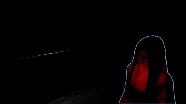 VR Girls’ Room in Darkness