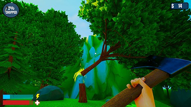 A Game About Cutting A Tree