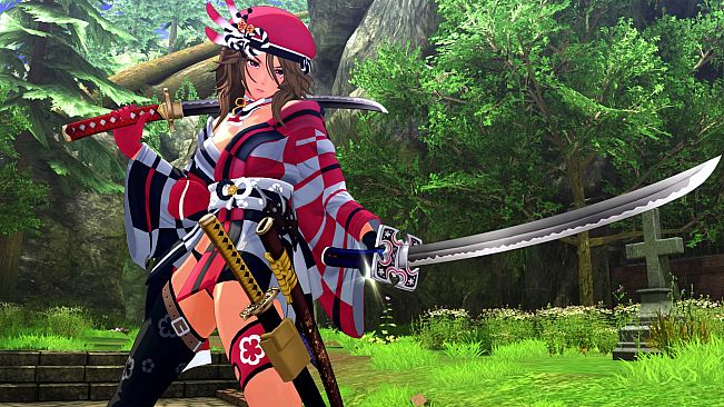 OneeChanbara ORIGIN - Exclusive Aya Costume: Saki's Fantasy Courtesan Red