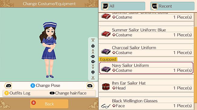 Summer Sailor Set - WorldNeverland - Daily Life in the Elnea Kingdom - Another Life Adventure