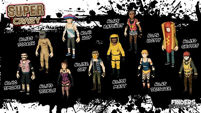 Finders Reapers - Super Crazy Character Pack