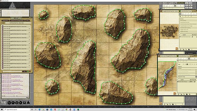 Fantasy Grounds - Pathfinder RPG - Map Pack: Desert Sites