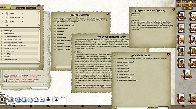 Fantasy Grounds - Sundered Skies: Companion (Savage Worlds)